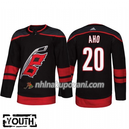 Carolina Hurricanes Dresy Aho 20 Alternate 2018-2019 Adidas Authentic - Dětské